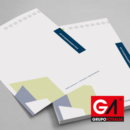 Diseño Gráfico · Especialidades · Inmobiliarias · Papel de Carta